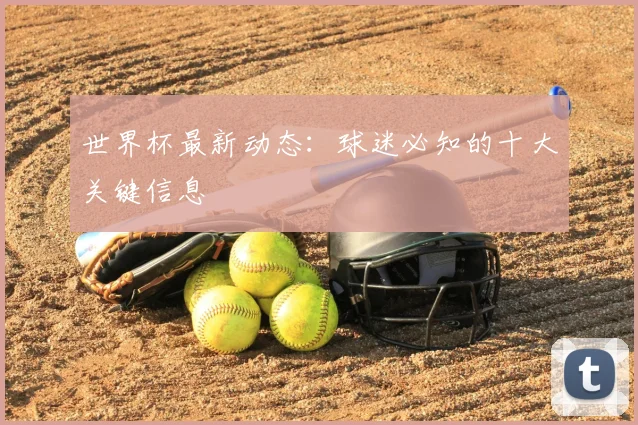 世界杯最新动态：球迷必知的十大关键信息